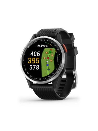 Garmin Approach® S44 - Approach® S44 -  Silver Aluminium безел с Black силиконова каишка 010-03009-00