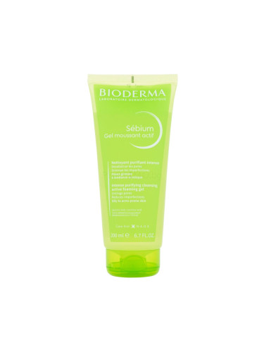 BIODERMA Sébium Intense Purifying Cleansing Foaming Gel Почистващ гел за жени 200 ml увредена опаковка