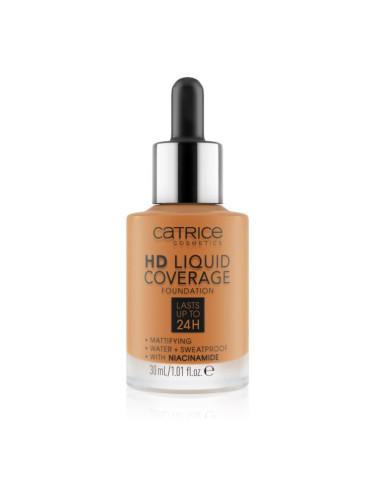 Catrice HD Liquid Coverage фон дьо тен цвят 082 Warm Caramel 30 мл.