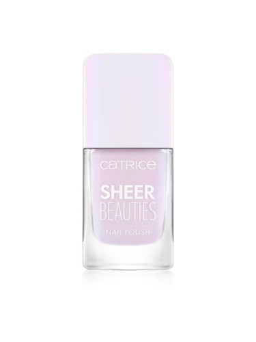 Catrice Sheer Beauties лак за нокти цвят 100 Lavender Whispers 10.5 мл.
