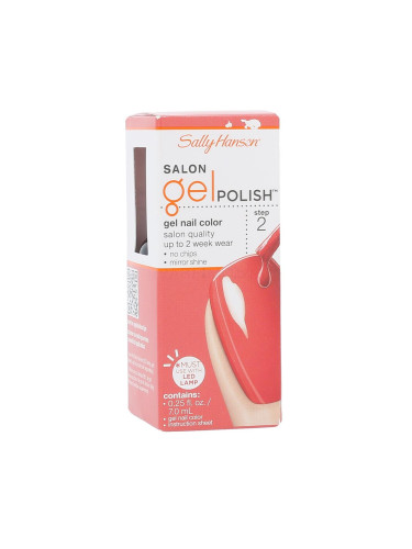 Sally Hansen Salon Gel Polish Gel Nail Color Лак за нокти за жени 7 ml Нюанс 225 Kook A Mango