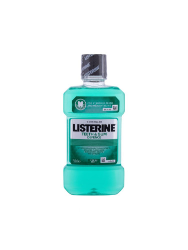 Listerine Teeth & Gum Defence Defence Fresh Mint Mouthwash Вода за уста 250 ml