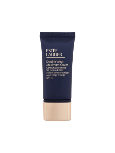 Estée Lauder Double Wear Maximum Cover SPF15 Фон дьо тен за жени 30 ml Нюанс 3N1 Ivory Beige увредена кутия