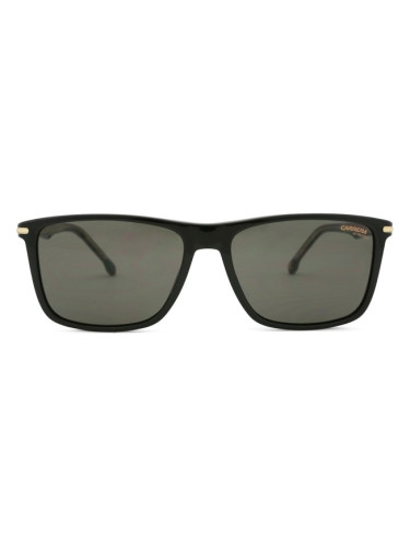 Carrera 298/S 807 IR 57 - правоъгълна слънчеви очила, unisex, черни