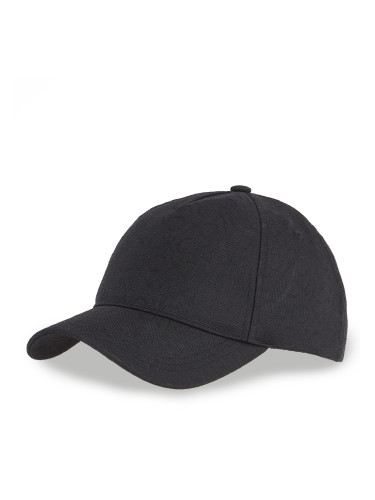 Шапка с козирка Calvin Klein Monogram Jacquard Cap K60K612871 Черен