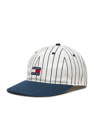 Шапка с козирка Tommy Jeans Heritage Sport AM0AM12935 Бял