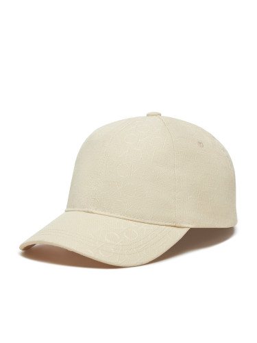 Шапка с козирка Calvin Klein Monogram Jacquard Cap K60K612871 Бял