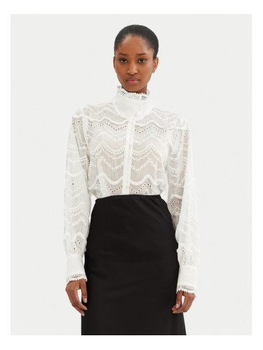 Bruuns Bazaar Риза Vinika BBW4243 Бял Regular Fit