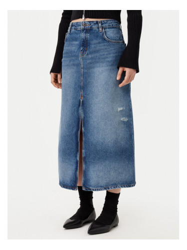 HUGO Дънкова пола 50531699 Син Regular Fit