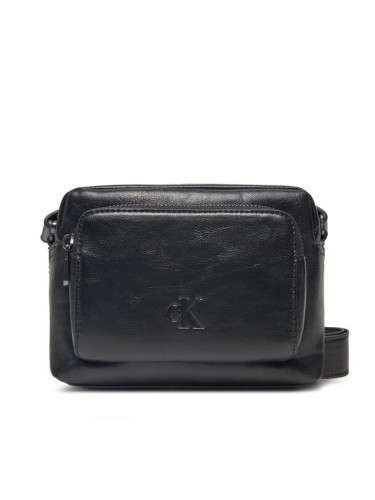 Calvin Klein Jeans Мъжка чантичка Tumbled Camera Bag Pu K50K512988 Черен