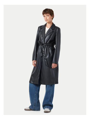 Noisy May Преходно палто Cora 27028634 Черен Regular Fit