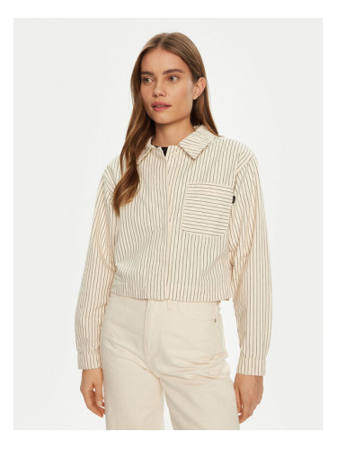 JJXX Риза Maddy 12267802 Екрю Relaxed Fit