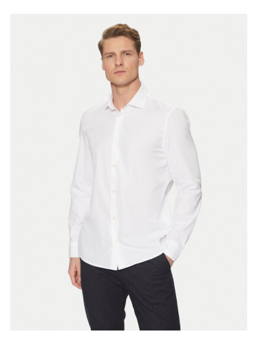 Marc O'Polo Риза B21750442256 Бял Regular Fit