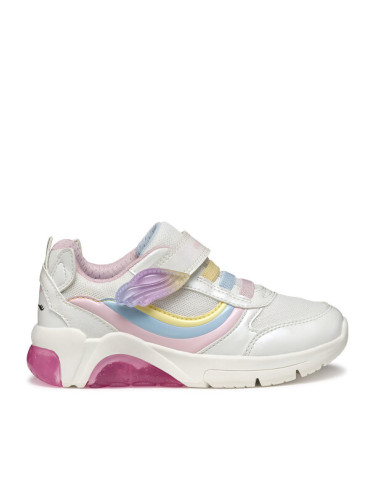 Geox Сникърси J Fadinlight J55M4A 0KNGN C0653 D Бял