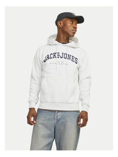 Jack&Jones Суитшърт 12256521 Сив Relaxed Fit