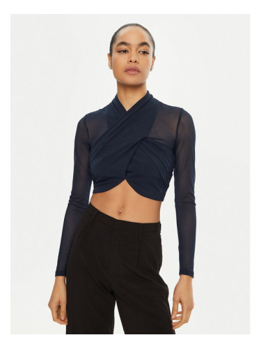 Bardot Блуза 55001TB2 Тъмносин Slim Fit