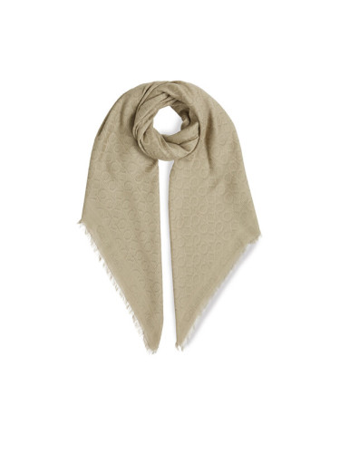 Calvin Klein Бандана Monogram Jacquard Scarf K60K608779 Зелен