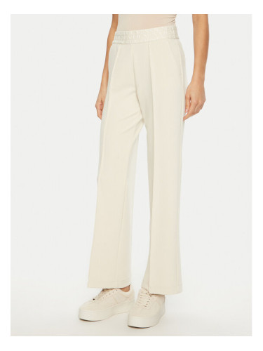 Olsen Текстилни панталони 14002250 Бежов Straight Fit