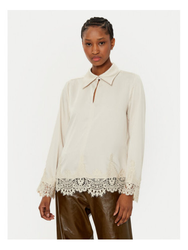 Bruuns Bazaar Риза Elaina BBW4270 Екрю Regular Fit