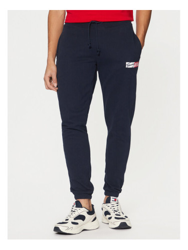 Tommy Jeans Долнище анцуг Entry DM0DM20277 Тъмносин Slim Fit