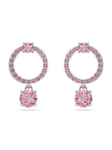 Swarovski Обици Attract 5723565 Сребрист