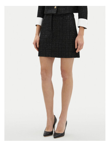 Motivi Мини пола 1155Q000957N Черен Regular Fit