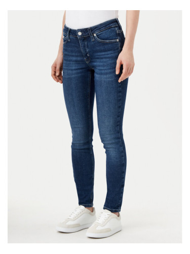 Calvin Klein Jeans Дънки J20J224491 Тъмносин Skinny Fit