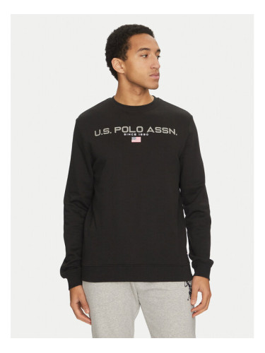 U.S. Polo Assn. Суитшърт MUP1645 Черен Regular Fit