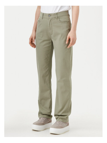 Calvin Klein Jeans Текстилни панталони J20J224852 Зелен Straight Fit