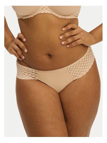 Simone Pérèle Класически дамски бикини Subtile 19Y720 Бежов