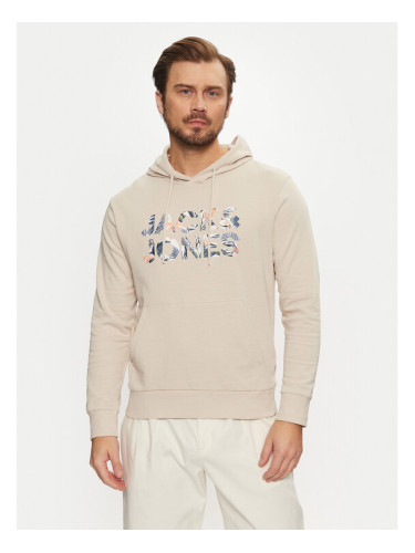 Jack&Jones Суитшърт Bryan 12268128 Бежов Relaxed Fit