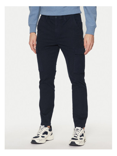 Tommy Jeans Текстилни панталони Austin DM0DM20281 Тъмносин Regular Fit