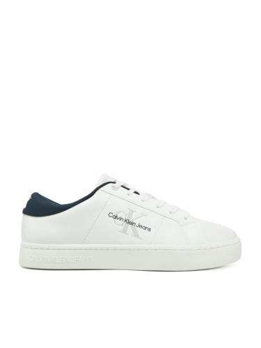 Calvin Klein Jeans Сникърси Classic Cupsole Low Ml Lth YM0YM00864 Бял