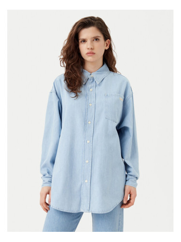 Calvin Klein Jeans дънкова риза J20J225010 Светлосиньо Oversize