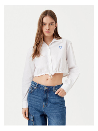 HUGO Риза Emma 50531482 Бял Regular Fit