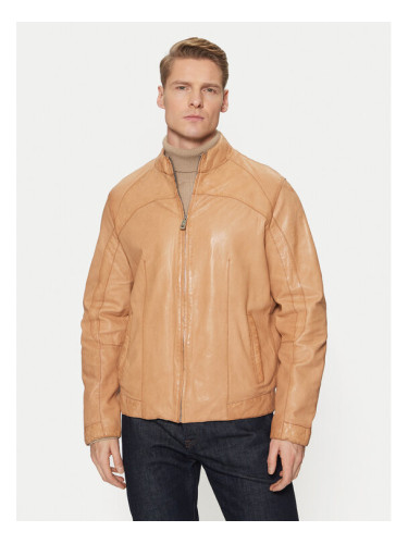 Milestone Кожено яке Winston 511099 60600 Кафяв Regular Fit