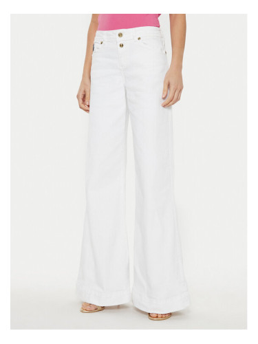 Versace Jeans Couture Дънки 78HAB561 Бял Wide Leg
