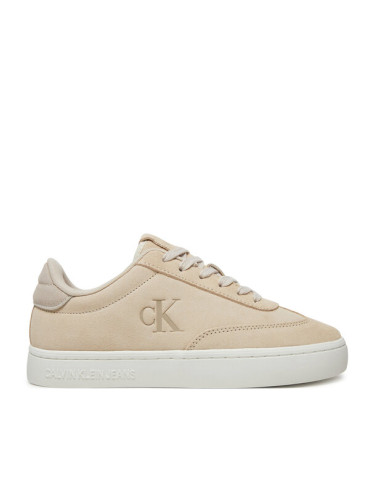 Calvin Klein Jeans Сникърси Classic Cupsole Laceup Wt Wm YW0YW01833 Екрю