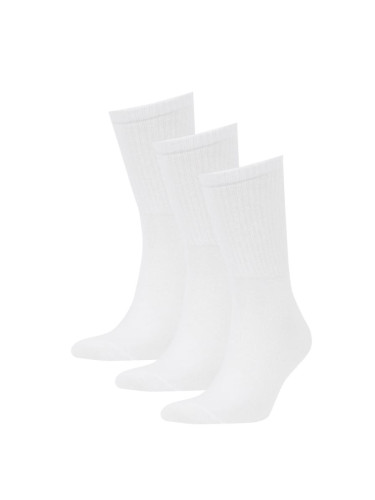 DEFACTO Men's 3-Pack Cotton Ankle Socks