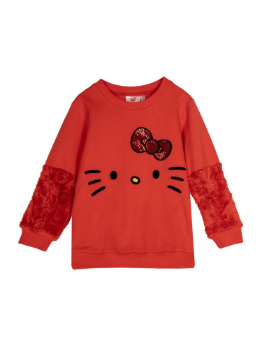 SWEATSHIRT COTTON BRUSHED HELLO KITTY