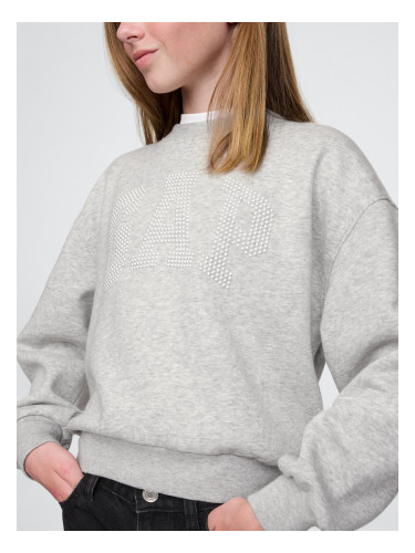 GAP Kids Oversize Sweatshirt with Logo - Girls