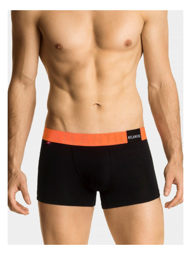 Boxer shorts Atlantic MH-1188/23 S-2XL black-orange 022