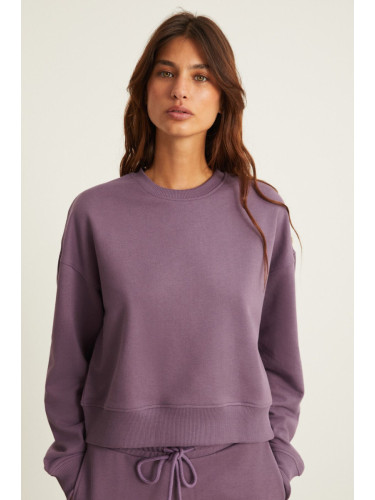 GRIMELANGE VESNA Women's Regular Purple Sweatshirt