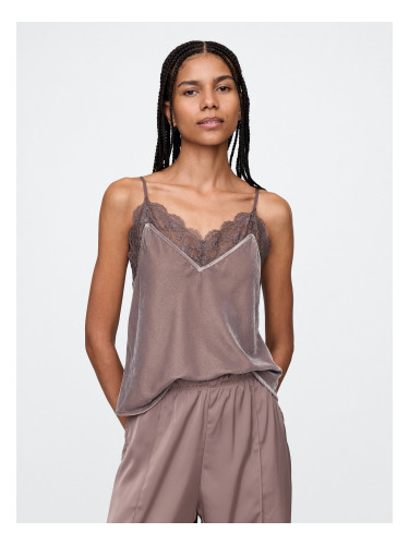 GAP Velvet tank top with lace - Women's