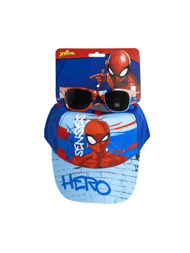 CAP SET OF SUNGLASSES SPIDERMAN