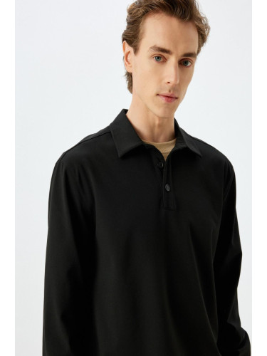 Koton Men's Black Shirt