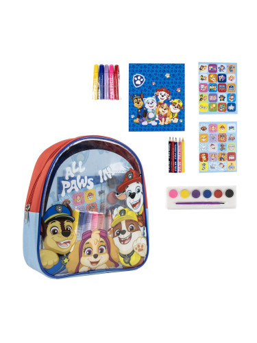 COLOREABLE BACKPACK PAW PATROL