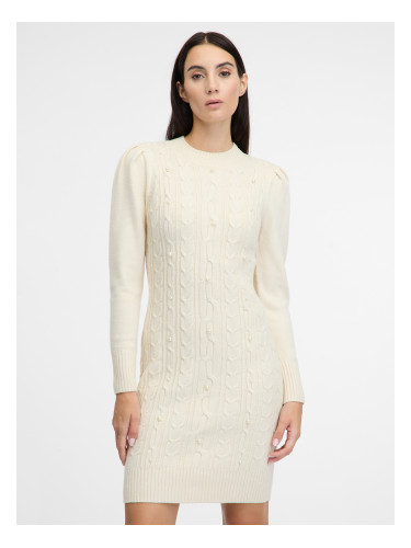 Cream women's sweater dress ORSAY - Women's