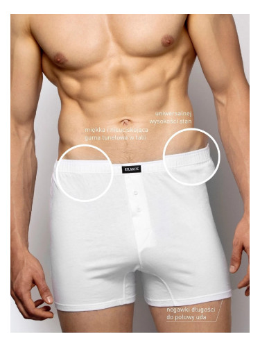 Boxer shorts Atlantic 2BMB-003 A'2 S-2XL white 000