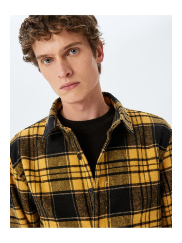 Koton Long Sleeve Plaid Lumberjack Shirt